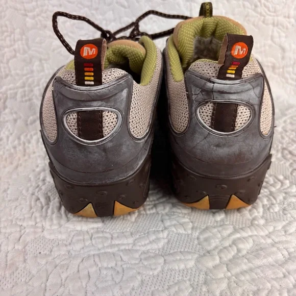 Merrell Chameleon Arc Ventilator Hiking Shoes Tan Lime Sz 8 Women’s - Picture 4 of 11